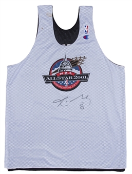 2001 Kobe Bryant Practice Used All-Star Practice Jersey Photo Matched To 2/10/01 (Resolution Photomatching)